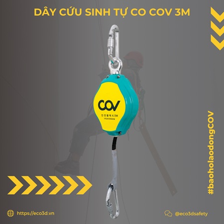 Dây cứu sinh tự co COV 3M